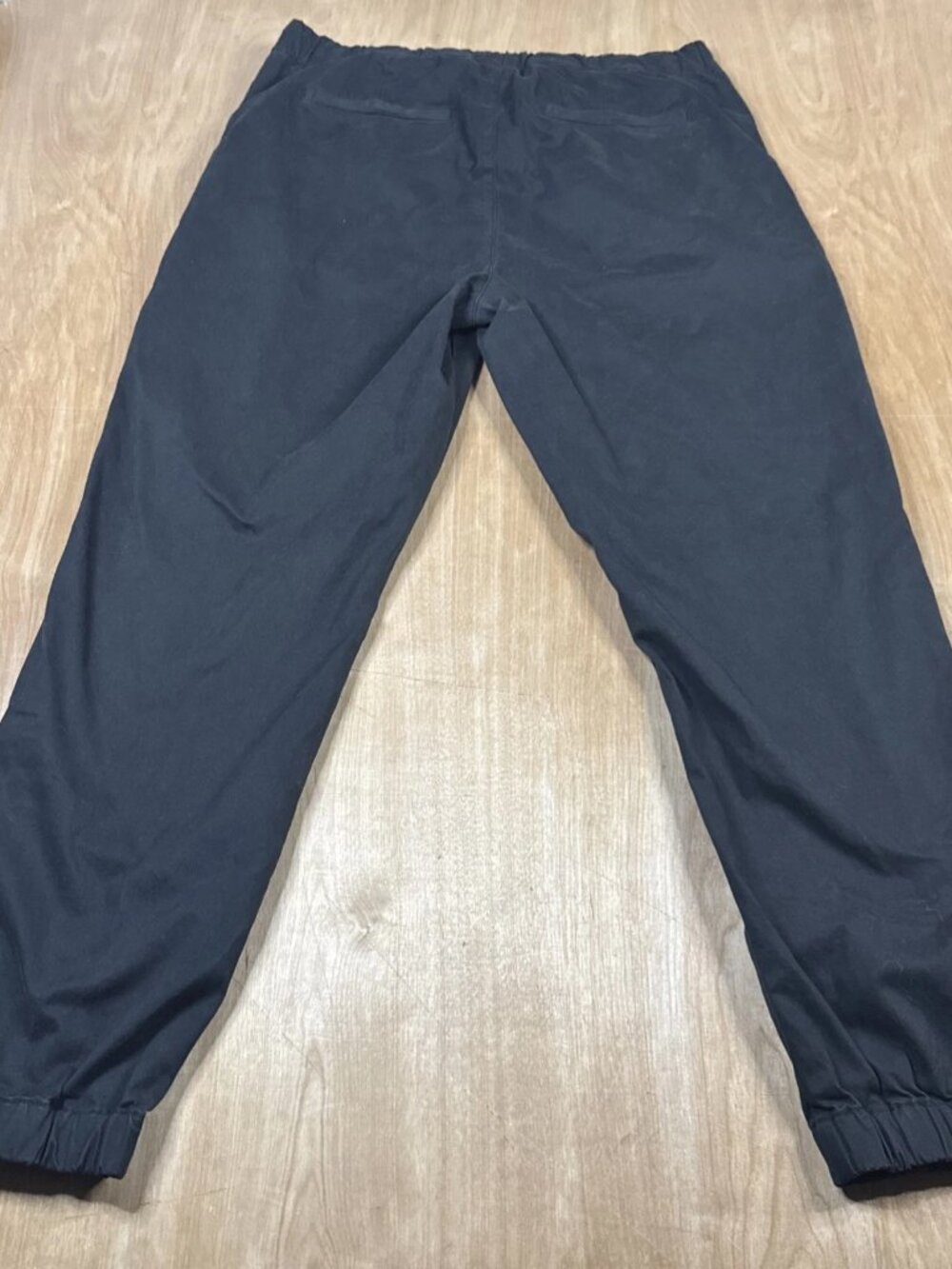 All Saints Mens Black Slim Taper Fit Drawstring Zipper Pockets Jogger Pants 32 - Picture 6 of 6
